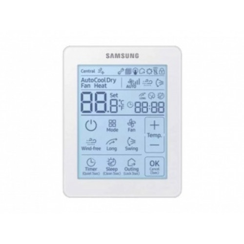 Кассетные сплит-системы Samsung Пульт проводной MWR-SH11N CAC "Mini" WindFree