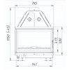 Каминная топка ЭкоКамин Альфа 800 TA800