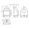 Каминная топка ЭкоКамин Альфа 700-150 принтинг TAN700-1