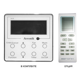 Фанкойл Aeronik AFP 200 XD/B-T с панелью ATB03 кассетного типа  