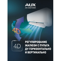 Настенная сплит-система AUX ASW-H09A4/JD-R2DI (v1) + AS-H09A4/JD-R2DI (v1), белый