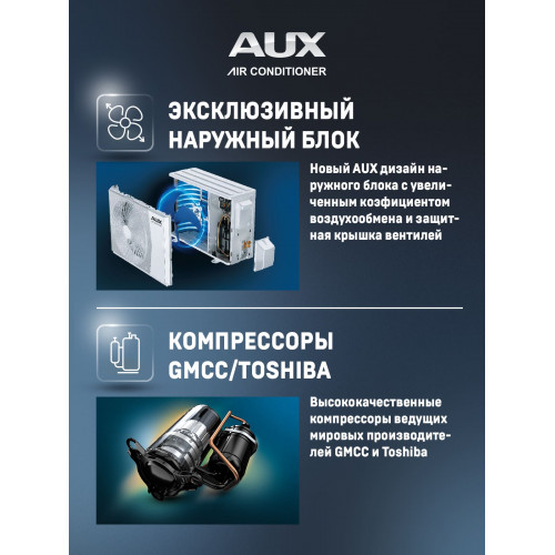 Настенная сплит-система AUX ASW-H12A4/AF-R2DI + AS-H12A4/AF-R2DI