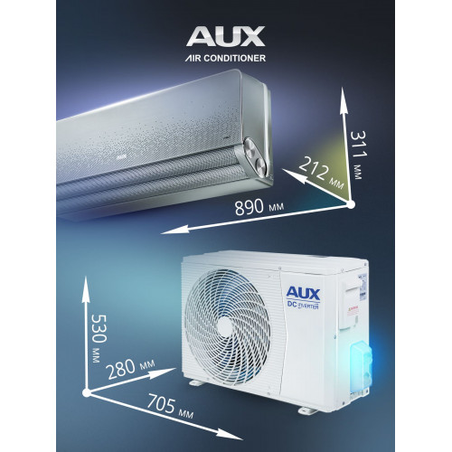 Настенная сплит-система AUX ASW-H12A4/AF-R2DI + AS-H12A4/AF-R2DI