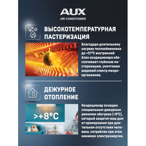 Настенная сплит-система AUX ASW-H12A4/CC-R2DI + AS-H12A4/CC-R2DI