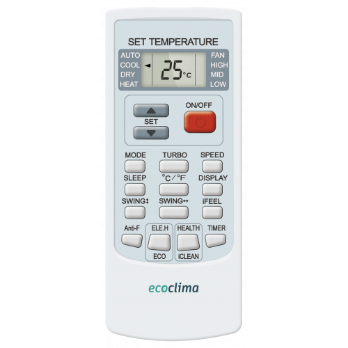 Настенная сплит-система Ecoclima ECW/I-AX18/FB-4R1 + EC/I-AX18/F-4R1, белый