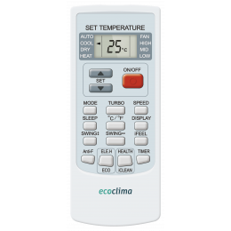Настенная сплит-система Ecoclima ECW/I-AX24/FB-4R1 + EC/I-AX24/F-4R1, белый